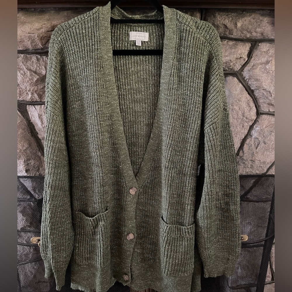 Lucky Brand women’s XL long cardigan